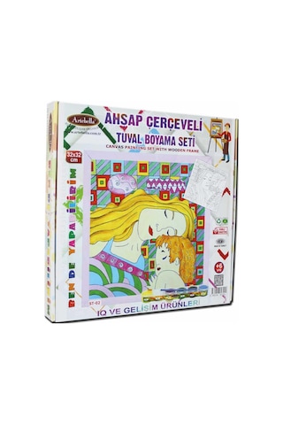 St-02 Artebella Tuval Boyama Seti 32x32 Cm