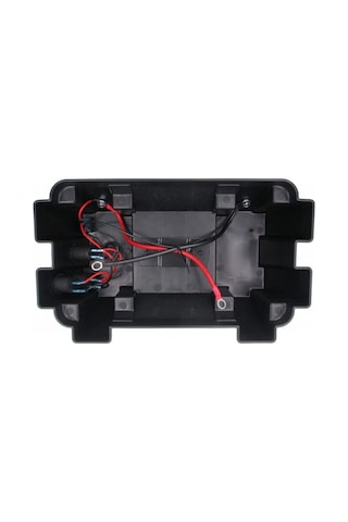 Labarka Plastik Akü Kutusu Çakmak+USB+Voltmetreli