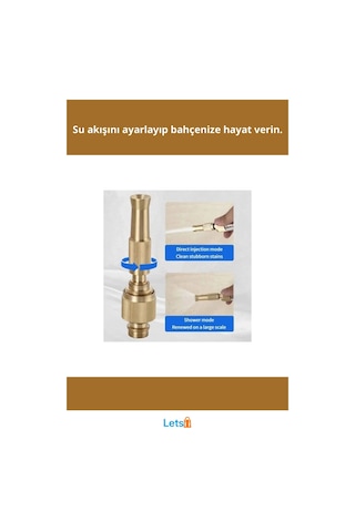 Yüksek Basınçlı Ayarlanabilir Bahçe Hortum Başlığı