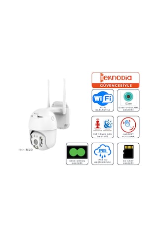 Avenir TECH-M20 2 MP PTZ Akıllı WiFi Kamera