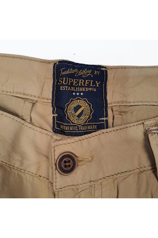 Superfly Erkek İnce Kargo Şort Spf2323700 Spf.05 Krem