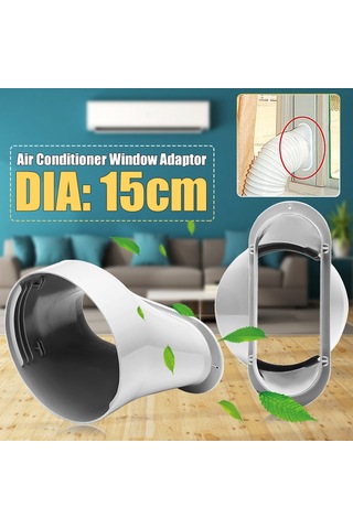 Taşınabilir Klima Egzoz Hortumu Bağlantısı İçin 6 İnç Pencere Adaptörü