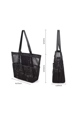 Springsun Kadınlar İçin 2023 Güncellenmiş Ağızlı Plaj Çantası - Su Geçirmez, Çok Cepli Aile Turizmü Ve Yüzme Çantası