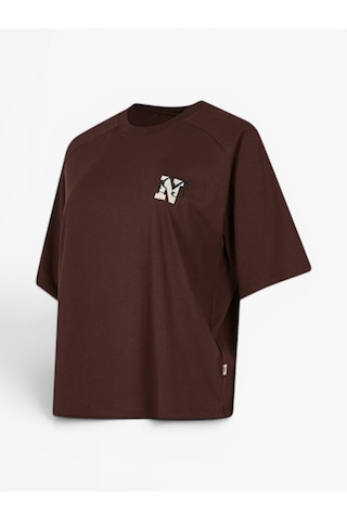 New Balance Nb Lıfestyle Women T-shırt Kadın Kahverengi T-shirt - Wnt3625