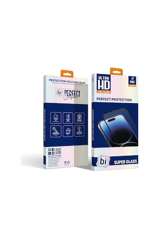 Bi 2,5d Super Glass Iphone Uyumlu 17 Pro Ekran Koruyucu
