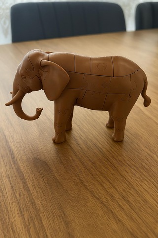 3d Puzzle Fil Figürü 45 Parça, Dekoratif Ve Eğlenceli