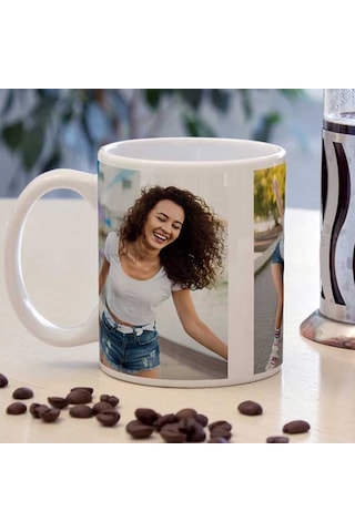 Nilhediye 3 Fotoğraf Baskılı Kupa Bardak - 487100821