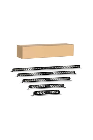 30 Cm Off Road Led Bar Kırmızı Pozisyon Lambalı Tampon Tepe Panjur İçi Kaput Çalışma - Premıum Ürün