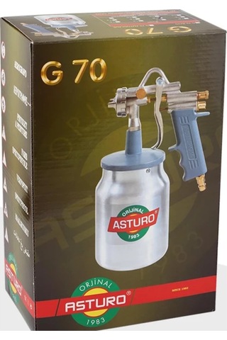 Teknik Alet Asturo Boya Tabanca G70 Alttan Depo 1,8 Mm