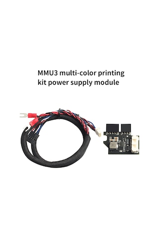 Jeemson Prusa Mmu3 İçin 3d Yazıcı Aksesuarı - Çok Renkli Yazdırma Modülü, Örgülü Kablolu Güç Ünitesi Seti