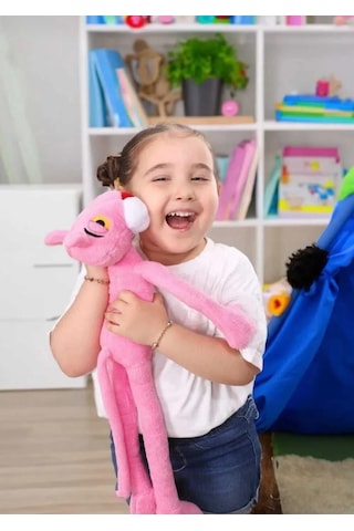 Pembe Panter Peluş Oyuncak Figür Pink Panther 55 Cm Yumuşak Dokulu Sevimli Oyun Ve Uyku Arkadaşı Hediyelik