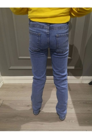 Booss Slim Fit Erkek Çocuk Denim Kot Pantolon Buz Mavi 999 Buz Mavi