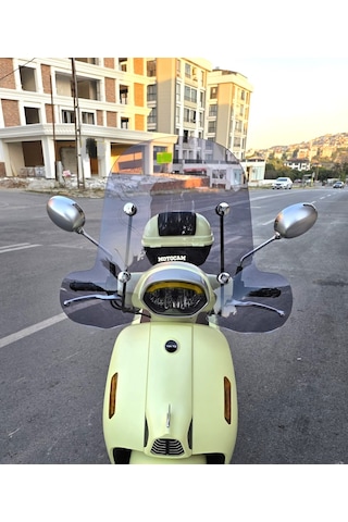 Motocam Rks Lt 50 Pro Ön Cam 2023-2026 Model 51cm Füme Renkli 4mm Elcikli Aparatsız