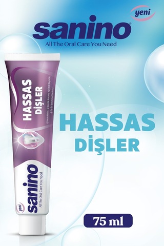 Sanino Hassas Dişler Diş Macunu 6 x 75 ML