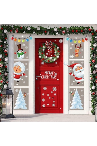 Xhw Noel Pencere Çıkartmaları Noel Pencere Çıkartmaları Noel Pencere Çıkartmaları Noel Pencere Çıkartmaları Mutlu Noeller Çıkartmaları Noel Dekorasyonları