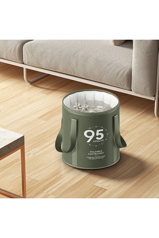 Dolıty Katlanabilir Ayak Havzası Islatma Spa Kovası Yeşil