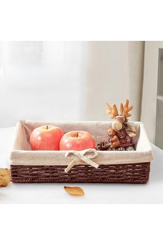 Suntek Magideal Dokuma Sepetler Aperatifler Kozmetik Öğle 25cmx15cmx6cm