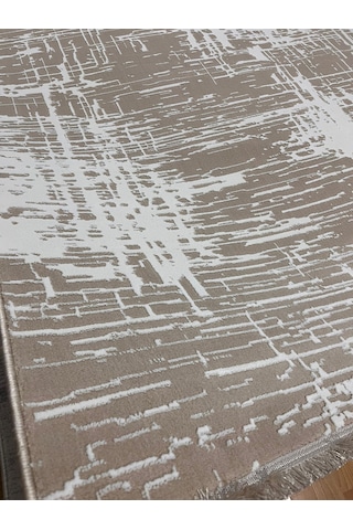 Bertuğ Halı Ada Serisi 07 Salon Oturma Odası Halısı 6m2 200x290 Krem - Vizon