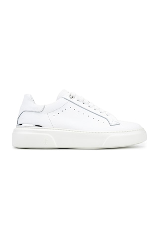 Tamer Tanca Erkek Hakiki Deri Beyaz Sneakers & Spor Ayakkabı 1212 2502 Erk Ayk Y26 Beyaz