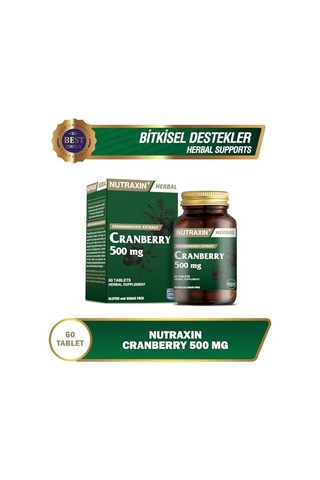 Nutraxin Herbal Cranberry 500 Mg 60 Tablet