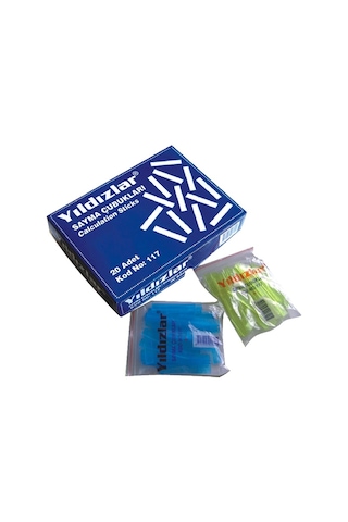 Yıldızlar Sayma Çubukları 117 - 20 Adetli Paket
