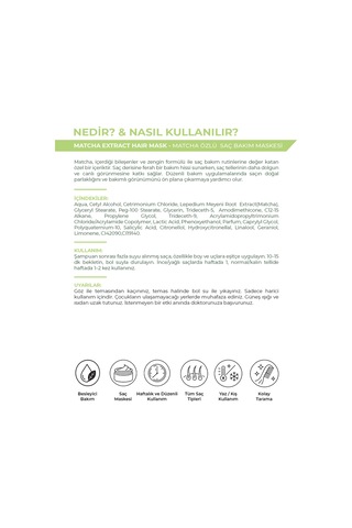 Matcha Therapy Mucize Saç Maskesi Güçlendirici Parlaklık Verici İpeksi Yumuşaklık 200 Ml - 802131756