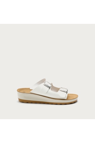 6302-white Terlik Kadın Diğer 42 G64 2c Fly Flot Sandal Synthetıc