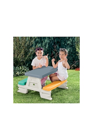 Kaliteli 43 Cm Piknik Masası - 4 Çocuk Oturma Kapasiteli Piknik Masası