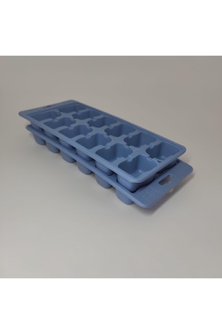 2 Adet 12 Bölmeli Su Sızdırmaz Buzluk Kokusuz Buz Kalıbı Buzluk 2