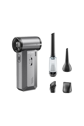 Ven-dens Vd-fan004 8000 Mah Taşınabilir Güçlü Fan, 100000 Rpm Motor Hızı, 29,6 W Güç, Şarjlı Kullanım, Koyu Gri