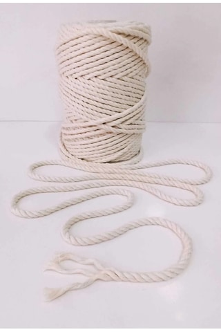 2 Kg Makrome 3 Mm 3 Büküm Hobi Ve Dekoratif Makrome İpi 480 Metre