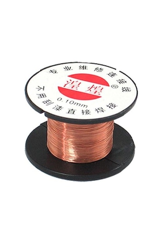 Emaye Kaplı Bakır Yol Çekme Teli 0.10Mm 10 Metre