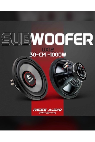 Reıss Audıo 30 Cm Bass Kabinsiz 1000wat 250rms