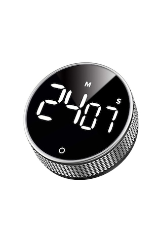 Siyah Büyük Led Göstergeli Dijital Mutfak Manyetik Zamanlayıcı Timer Thr394