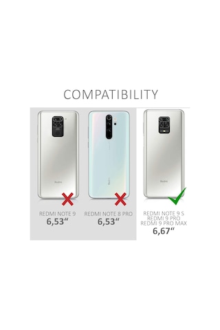 Teknomoda Xiaomi Redmi Note 9 PRO Kılıf Kamera Lens Korumalı Kenarları Renkli Gold Arkası Şeffaf Silikon