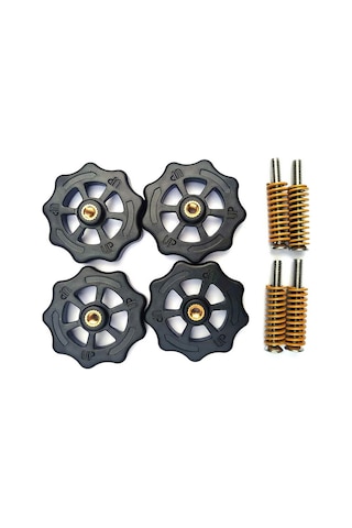 Springsun Creality Ender 3/a8/ı3 Uyumlu 40mm 3d Yazıcı Isı Yatağı Dengeleme Somunu + Yay + Vida Seti 4 Adet