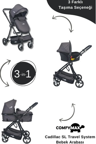Comfymax Cadillac Sl Travel Sistem Bebek Arabası