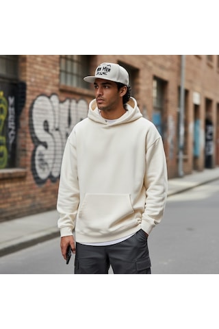 Hedea Minimal Script Bej Renkli Nakışlı Hip Hop Şapka