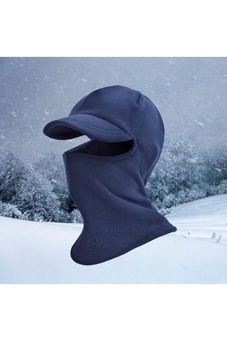 Suntek Yürüyüş Kayak Için Termal Bisiklet Boyun Lacivert Lacivert