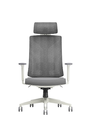 Leader File Sırtlı Multi Mekanizma Ofis Koltuğu-bej-gri 67x118-5-128,5x 70 Cm Gxyxd