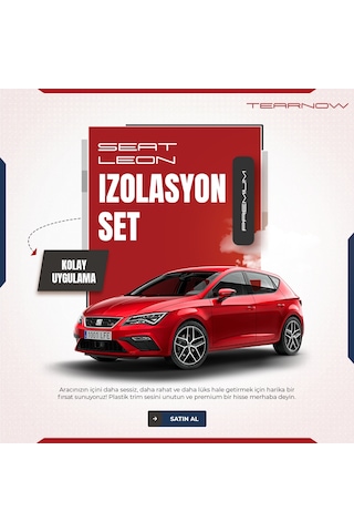 Seat Leon Mk3-mk3.5 2012-2019 Torpido-kapı İçi Izolasyon Seti