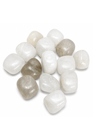 Kristal Kuvars Doğal Taş 2x2 Cm Ortalama 15 Gram Doğal Kuvars Taşı Dekoratif Ve Enerji Taşı 3 Adet