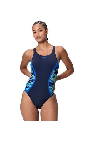 Speedo Hyperboom Splice Muscleback Kadın Yüzücü Mayosu 8-a000247003 Çok Renkli