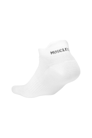 Musclecloth Low Cut Çorap 3'lü Paket Beyaz Beyaz