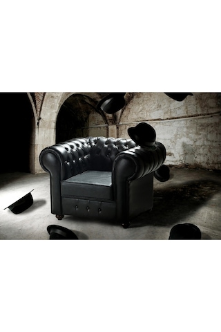 Ofiscombin Ofis Büro Koltuk Kanepe Oturma Takımları Martin Siyah Chester1