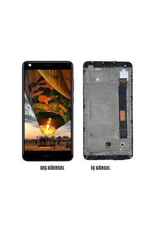 Teknonet Vestel Venüs V4 Uyumlu Lcd+dokunmatik+çıtalı - Beyaz