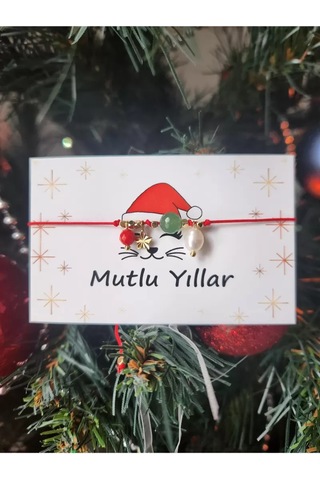 Doğaltaş Yeni Yil Şans Bilekliği Çok Renkli