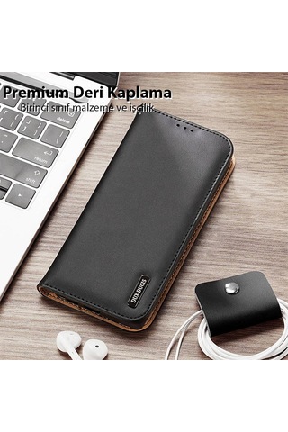 Hepsi Dux Ducis Sm Galaxy Uyumlu S23 Plus Kılıf Mıknatıslı Cüzdanlı Deri Kılıf Hivo Series- 5775 Najmaddin Kırmızı