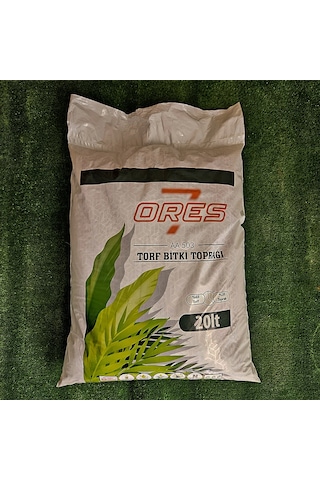Ores 20 Litre Torf İç Dış Mekan Bitki Toprağı Çiçek Toprağı Azot Kaynağı Torf Toprağı