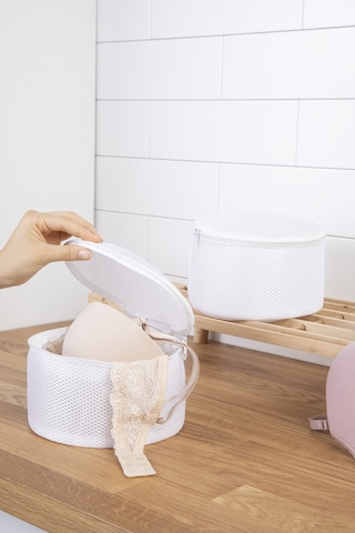 Ocean Home Textile Beyaz Renk İç Çamaşırı Yıkama Filesi 20 x 10 cm